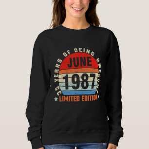 Moletom Junho De 1987 Aniversário De 35 Anos De Incrível