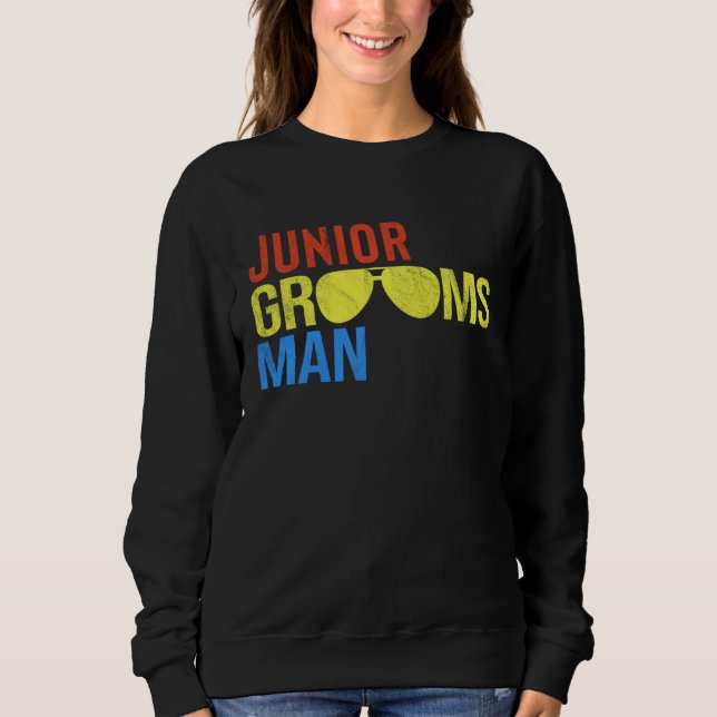 Moletom Junior Groomsman Boys Bridal Party (Frente)