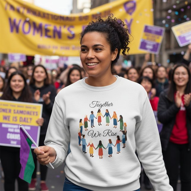 Moletom Juntos Nós Subimos Dia Internacional da Mulher (Criador carregado)
