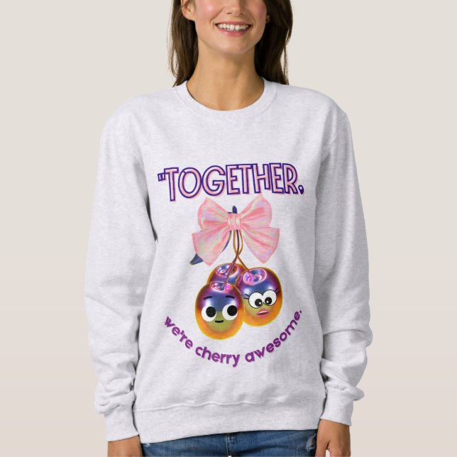 MOLETOM JUNTOS SOMOS CHERRY AWALME (Frente)