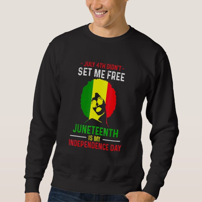 Moletom Juntur Set Free Blackke African Flag (Frente)