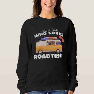 Moletom Just A Girl Who Loves Roadtrips  Cute Girls Roadtr