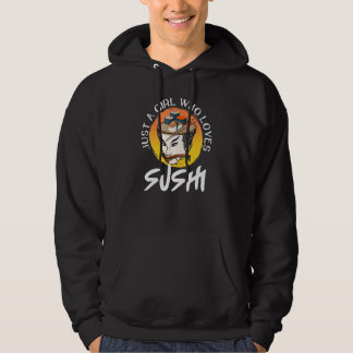 Moletom Just A Girl Who Loves Sushi Womens Cute Japanese