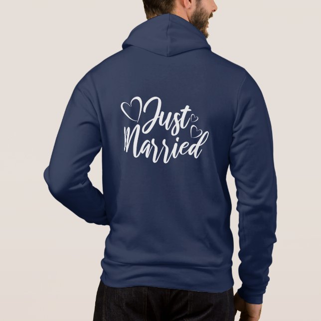 Moletom Just Married Hoodie (Verso)