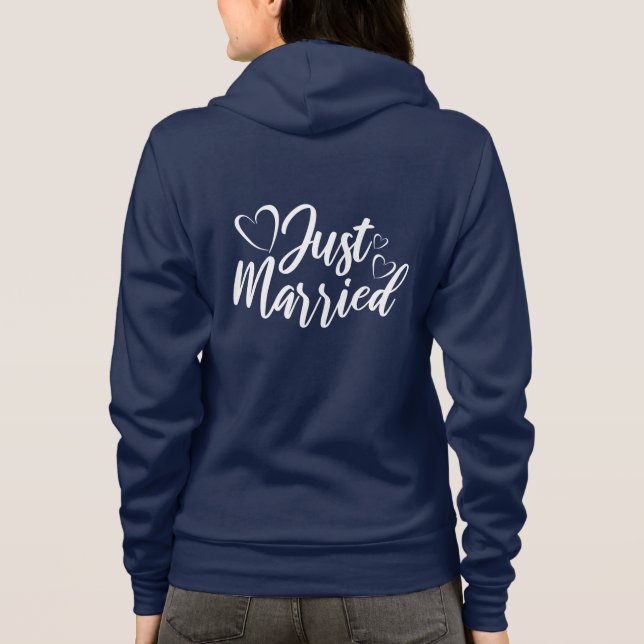 Moletom Just Married Hoodie (Verso)