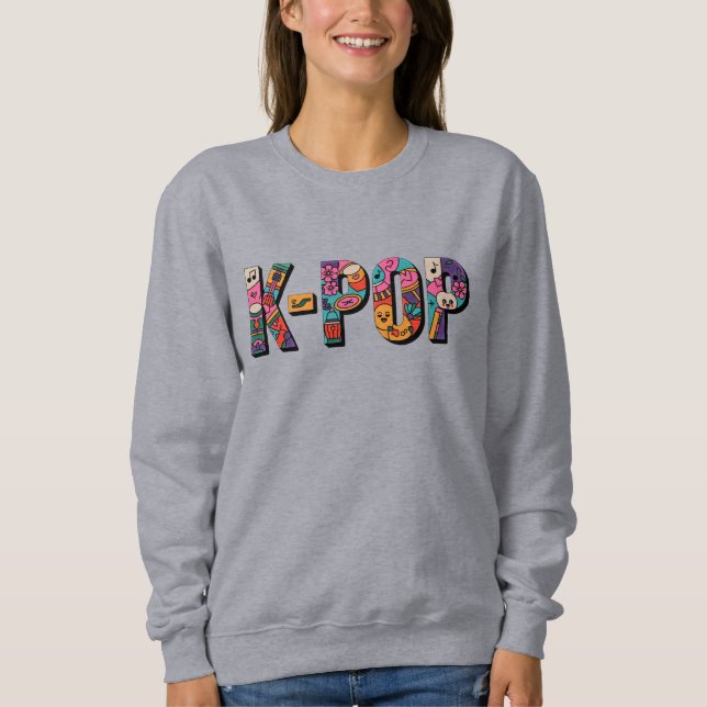 Moletom K-POP: Doodle Pop (Frente)