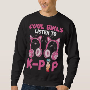Moletom K Pop Legal Girls Heart Coreano Headphone Music K