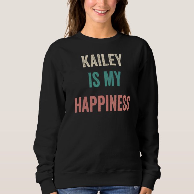 Moletom Kailey É Minha Felicidade (Frente)