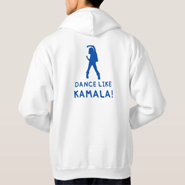 Moletom Kamala 2 dança como Kamala, Harris 2024 (Verso)