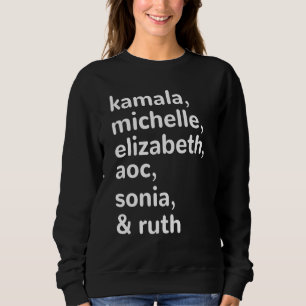 Moletom Kamala, AOC, RBG, Ruth Bader Michelle Obama