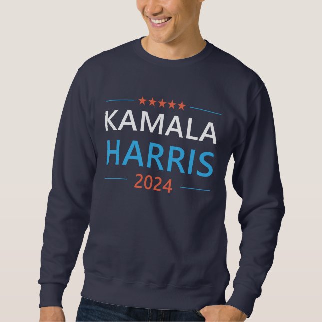 Moletom Kamala Harris 2024 para o Presidente (Frente)