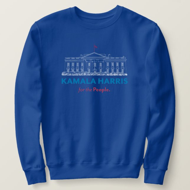 Moletom Kamala Harris para a camisola das Pessoas (Frente do Design)
