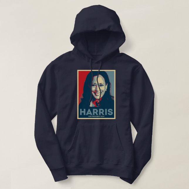Moletom Kamala Harris Para O Presidente 2024 - Esperança (Frente do Design)