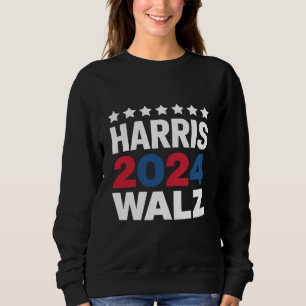 Moletom Kamala Harris Walz Para Presidente Vice-Presidente