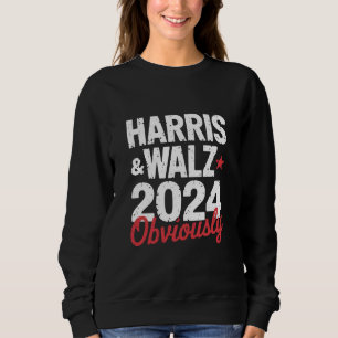 Moletom Kamala Walz Obviamente 2024 Harris Waltz 2024