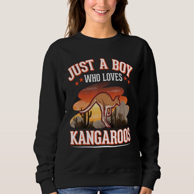 Moletom Kangaroo Boy Australia Kangaroo (Frente)