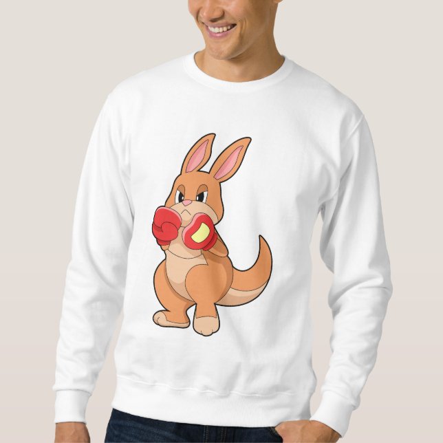 Moletom Kangaroo no boxe com luvas in a box (Frente)