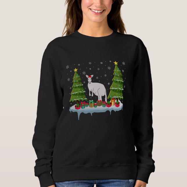 Moletom Kangaroo Xmas Tree Lighting Men (Frente)