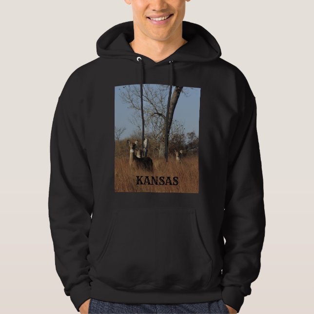 Moletom Kansas White Tail Deer Hoodie (Frente)