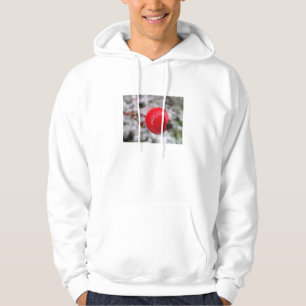 Moletom Kapuzenshirt Hagebutte mit Eis