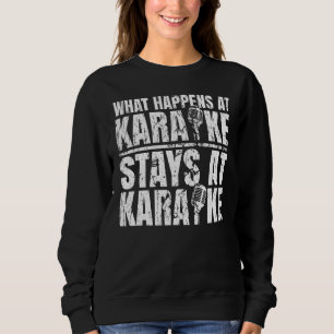 Moletom Karaokê O Que Acontece No Karaokê Fica No Karaokê
