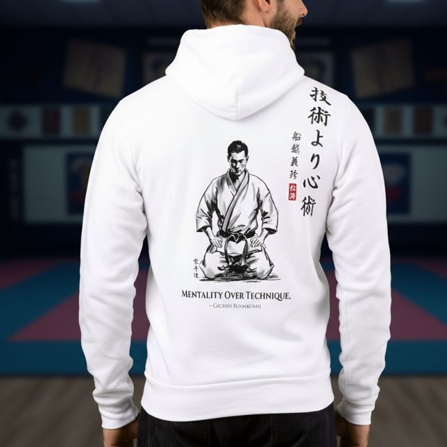 Moletom Karate 5º Preceito - Mentalidade Sobre Técnica (Criador carregado)