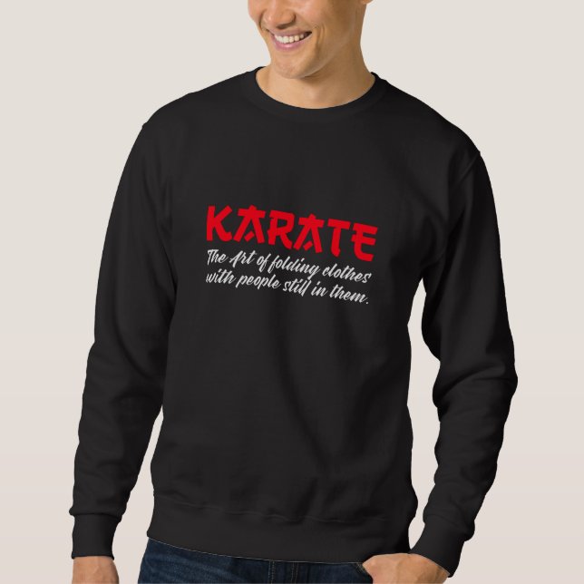 Moletom karate, a arte de dobrar roupas (Frente)