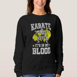 Moletom Karate está no meu esporte de artes marciais no sa