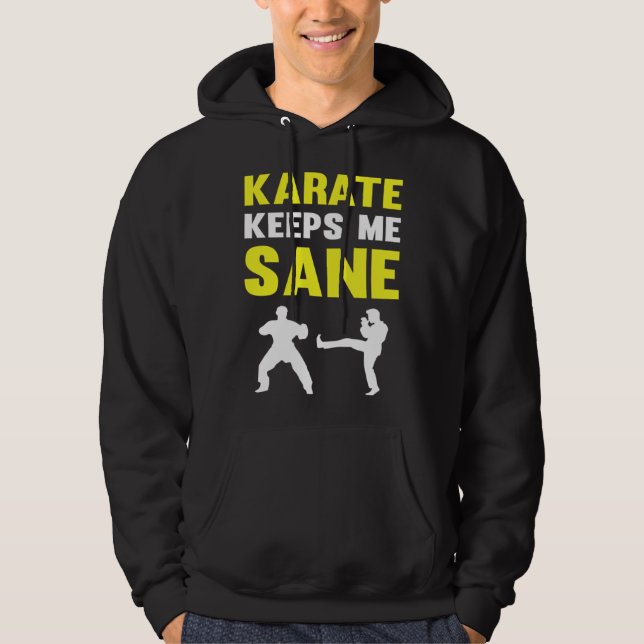 Moletom Karate Keeps Me Sane I Karate (Frente)