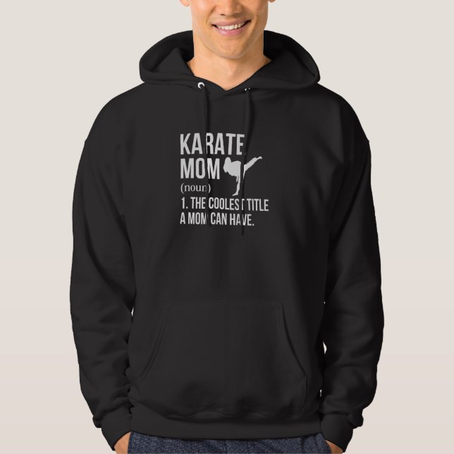 Moletom Karate Mãe Definição Karate Mama Karate Mãe Mãe (Frente)