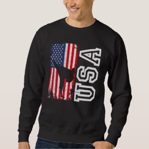 Moletom Karate Usa Flag 4 De Julho Patriótico Americano
