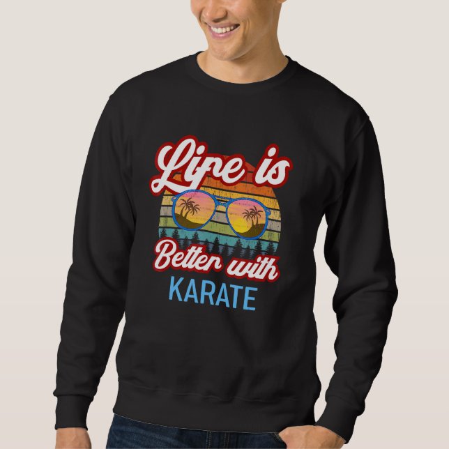 Moletom Karate Vintage Sunset Life (Frente)