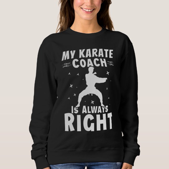 Moletom Karatefor Karate Studies Karate Coach (Frente)