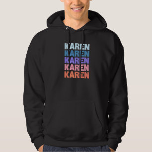 Moletom Karen de Texto Repetido Moderno