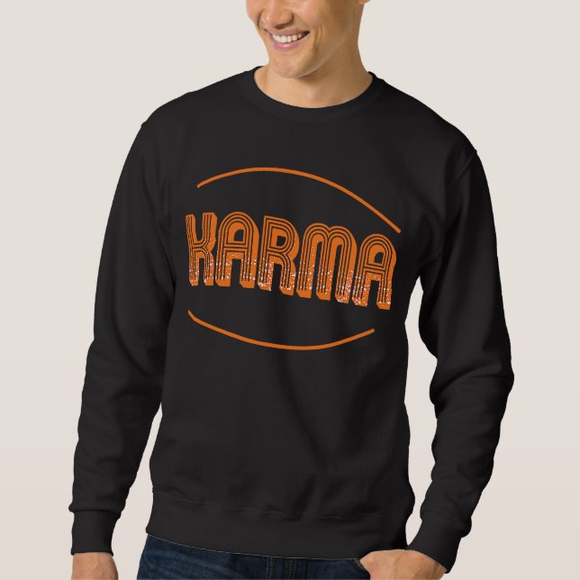Moletom Karma Karma Bus Driver Good Karma Bad Karma (Frente)