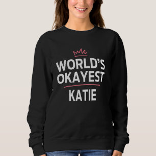 Moletom KATIE Mais ou Menos OK no Mundo Personalizado Dive