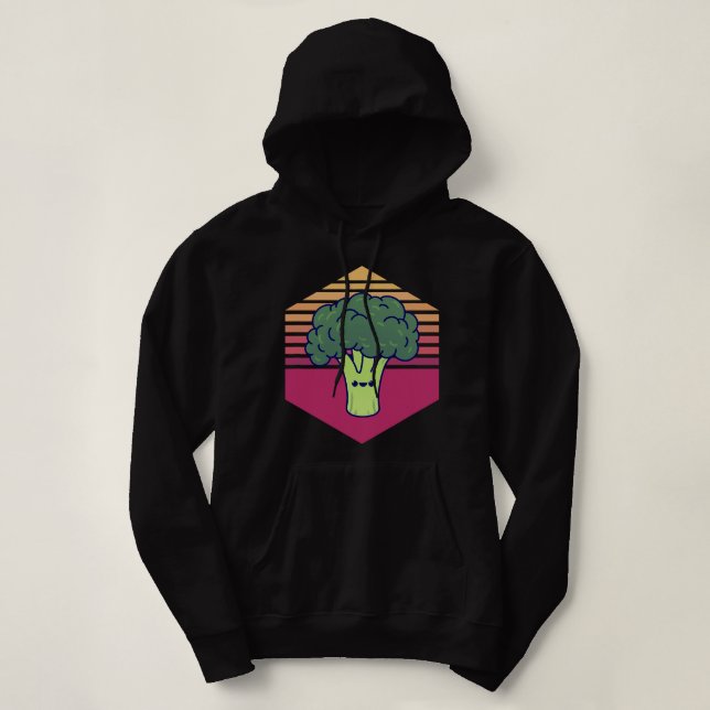 Moletom Kawaii Broccoli Vintage (Frente do Design)