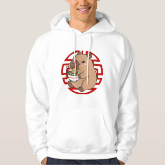 Moletom Kawaii Capybara Eating Ramen Noodles Anime