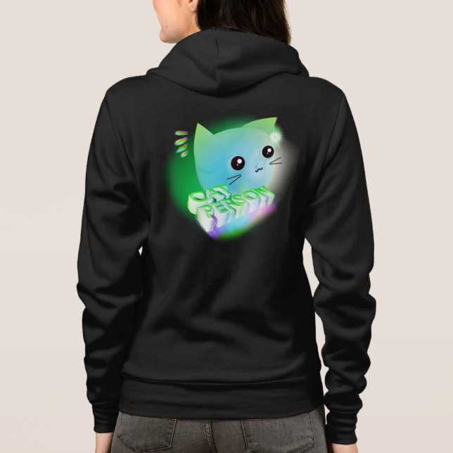 Moletom Kawaii Cartoon Kitten (Verso)