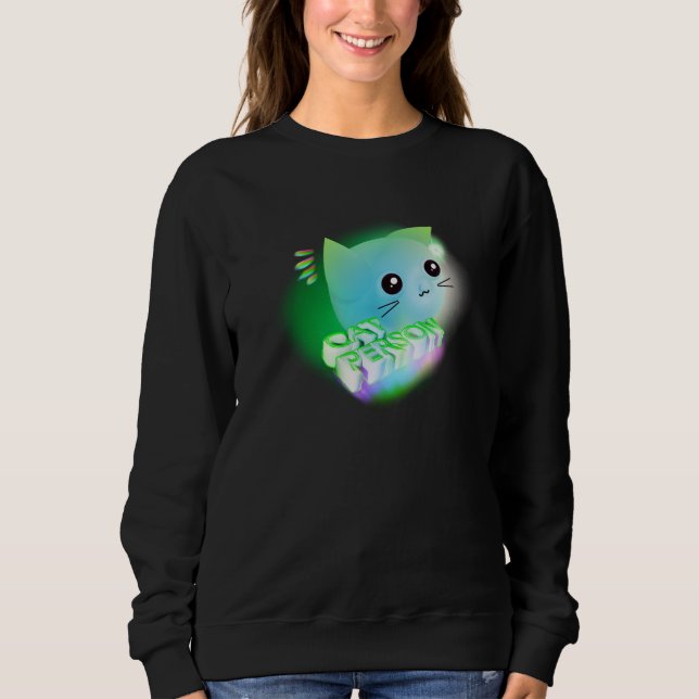 Moletom Kawaii Cartoon Kitten (Frente)