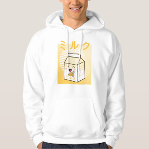 Moletom Kawaii Cow Retro Japonês Bananas milk