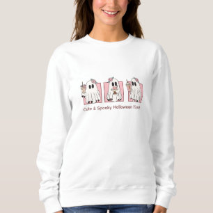 Moletom Kawaii Halloween rosa – Fofo & Assustador 