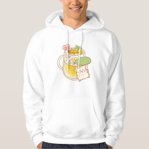 Moletom Kawaii Hamster Bubble Tea - Bebida de Verão & Líri