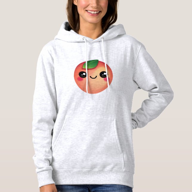 Moletom Kawaii Peach Hoodie (Frente)