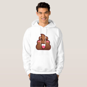 Moletom kawaii poop emojis mens capuz