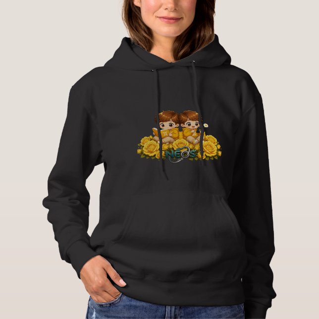 Moletom Kawaii Zodíaco Neos Gêmeos (Frente)