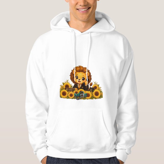 Moletom Kawaii Zodíaco Neos Leão (Frente)