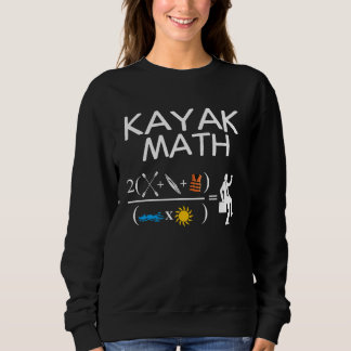 Moletom Kayak Math Kayaking Kanuing Canoeing Paddle Boatin