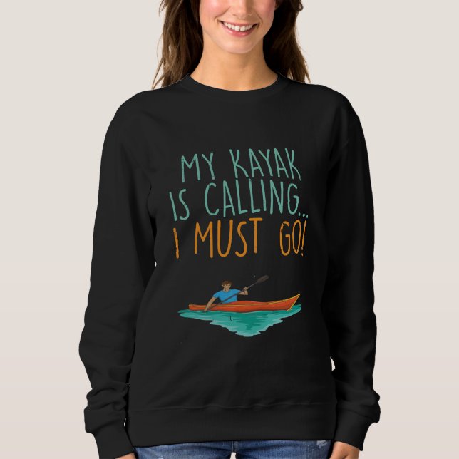 Moletom Kayaking Kayak Gift (Frente)