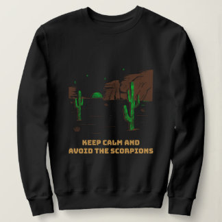 Moletom Keep Calm And Avoid The Scorpions Desert Camping